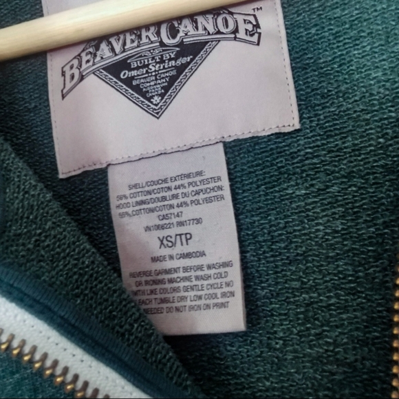 Roots Beaver Canoe Full Zip Hoodie - Picture 2 of 3